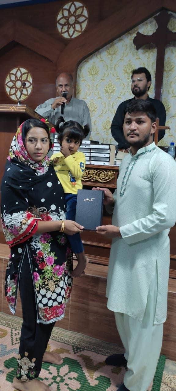 Child receiving meal